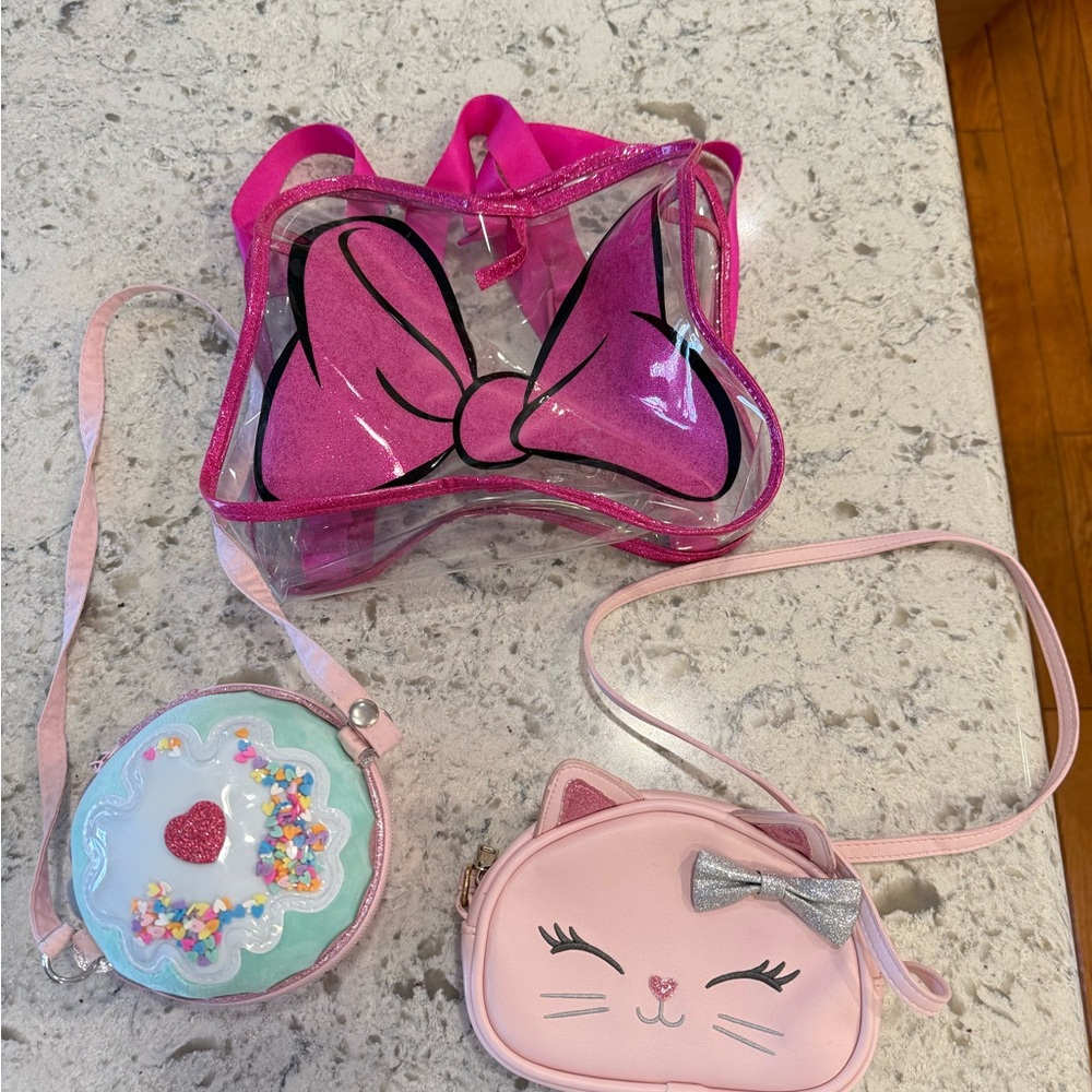 Little girl purses & backpack